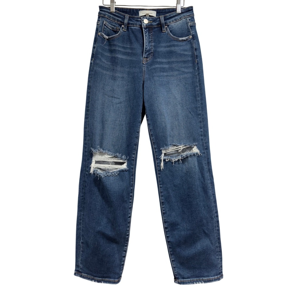 Risen Tummy Control‎ Jeans Women's Size 5 Waist 27 High Rise Straight Leg